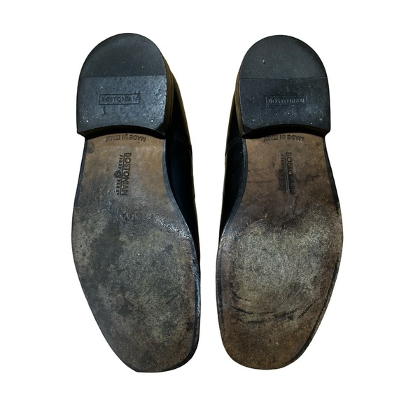 Bostonian Metro Flex Men’s Dress Shoes 9.5 Leather Made in Italy - Picture 3 of 5